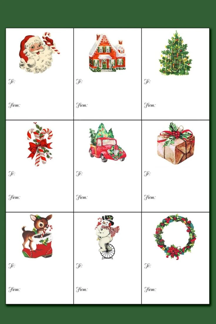 29 Fun And Festive Free Printable Christmas Gift Tags 29 Fun And Festive Free Printable Christmas Gift Tags