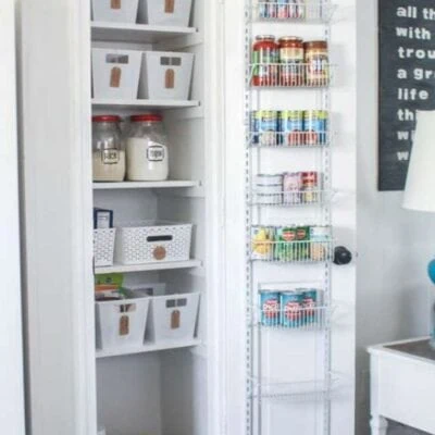 Small Pantry Makeover and Organization