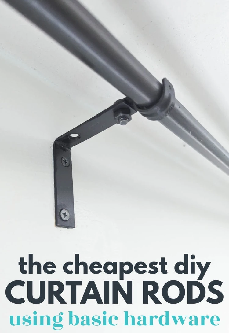 How To Make The Cheapest Diy Curtain Rods Ever