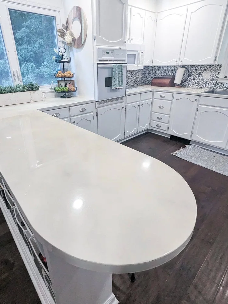 Painted Laminate Countertops: How they really look seven years later