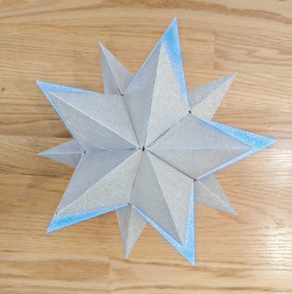 3d star with second layer highlighted.