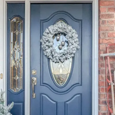 The Best Way to Hang a Wreath on a Glass Door