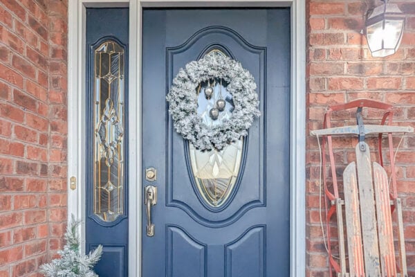 The Best Way to Hang a Wreath on a Glass Door