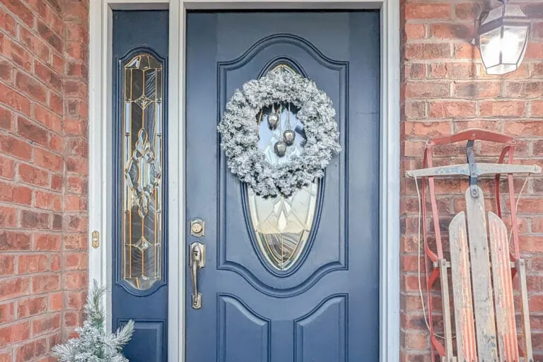 The Best Way to Hang a Wreath on a Glass Door