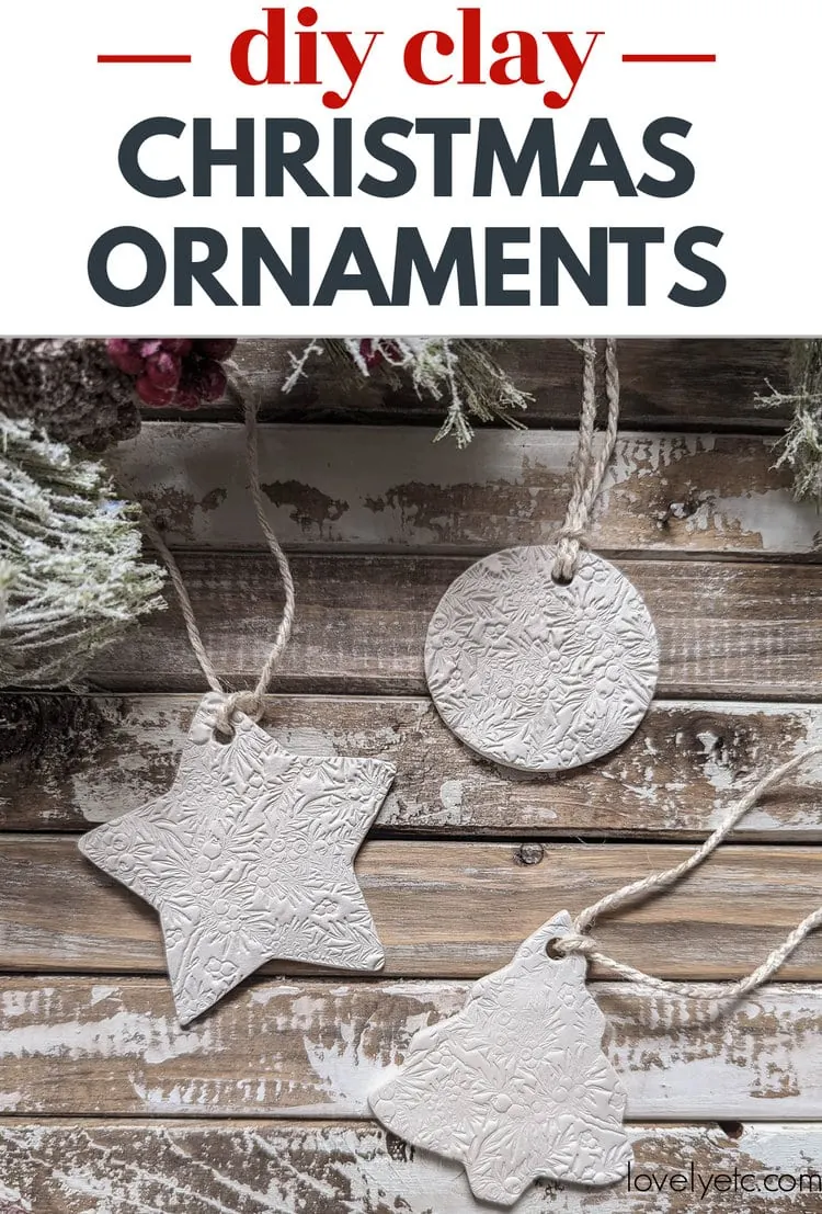 How to Make Easy and Beautiful DIY Clay Christmas Ornaments