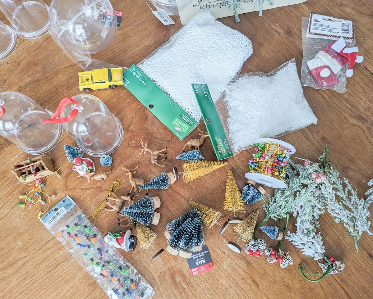 lots of small things for making ornaments.