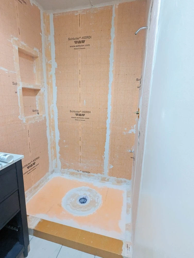 The Easier Way to Build a DIY Walk in Shower