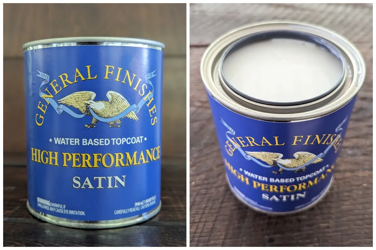General Finishes high performance topcoat.