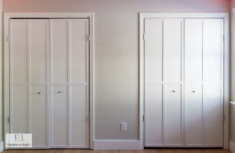 bifold doors turned into french doors.