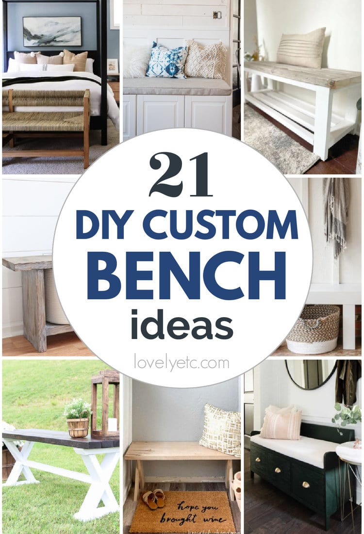 21 Fabulous DIY Benches you Can Build for Cheap