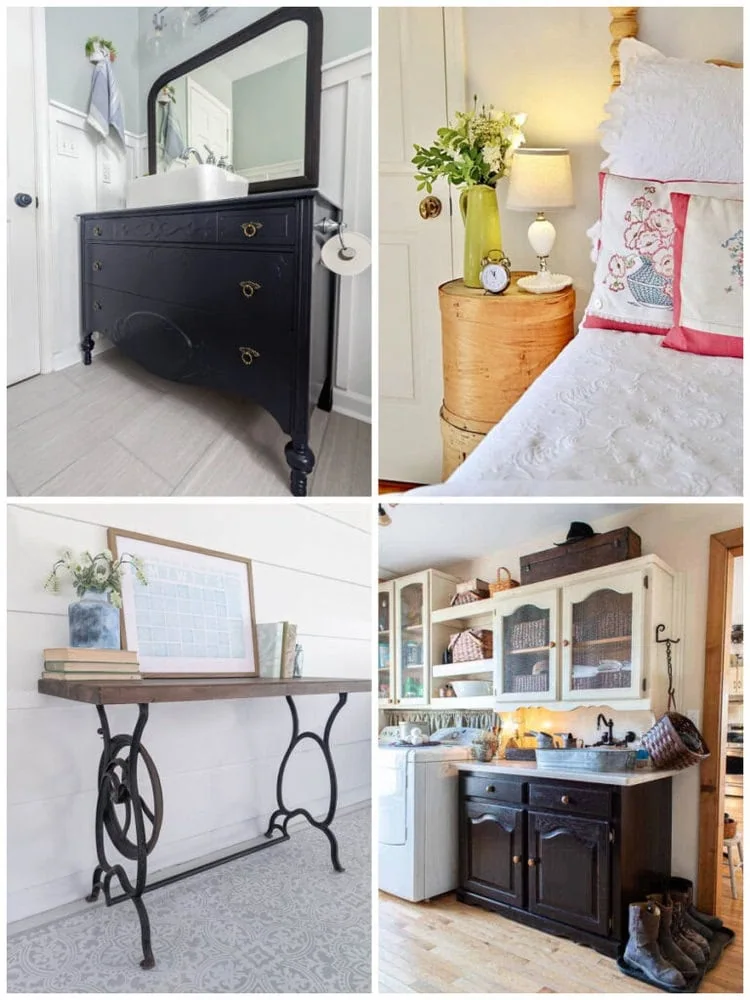 27 Genius Repurposed Furniture Ideas for Every Room in the House