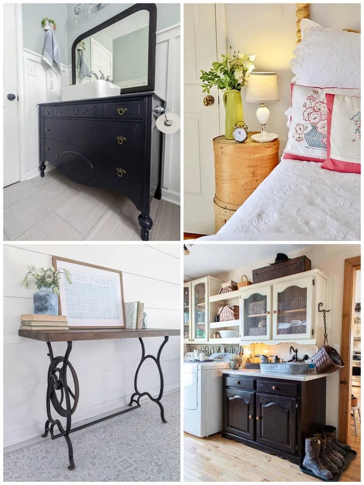 27 Genius Repurposed Furniture Ideas for Every Room in the House
