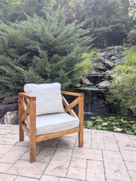 Cheap and Easy DIY Outdoor Chair with Build Plans