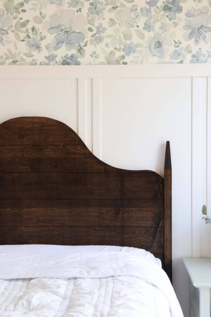 curved wood headboard diy