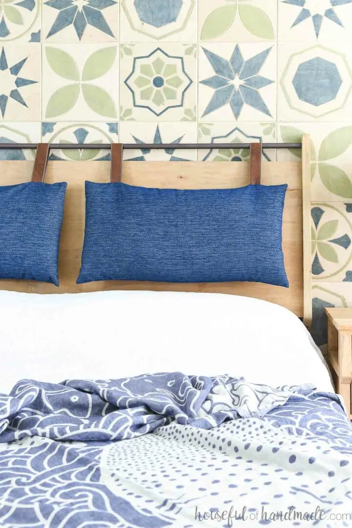wood panel headboard