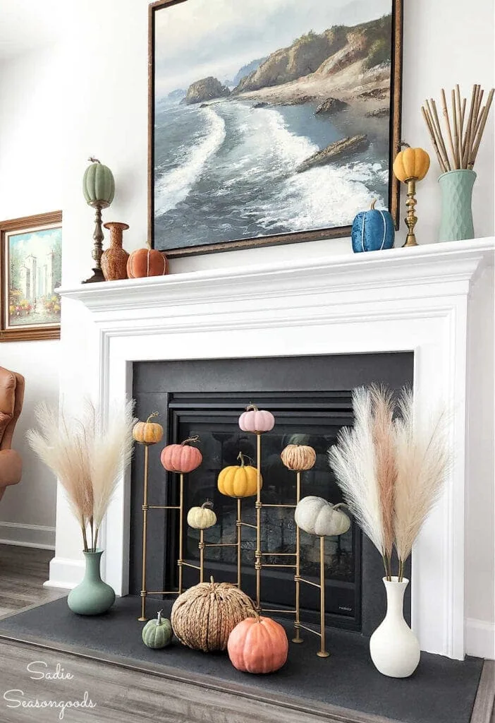 21 Fall Mantel Ideas for a Warm and Cozy Fireplace