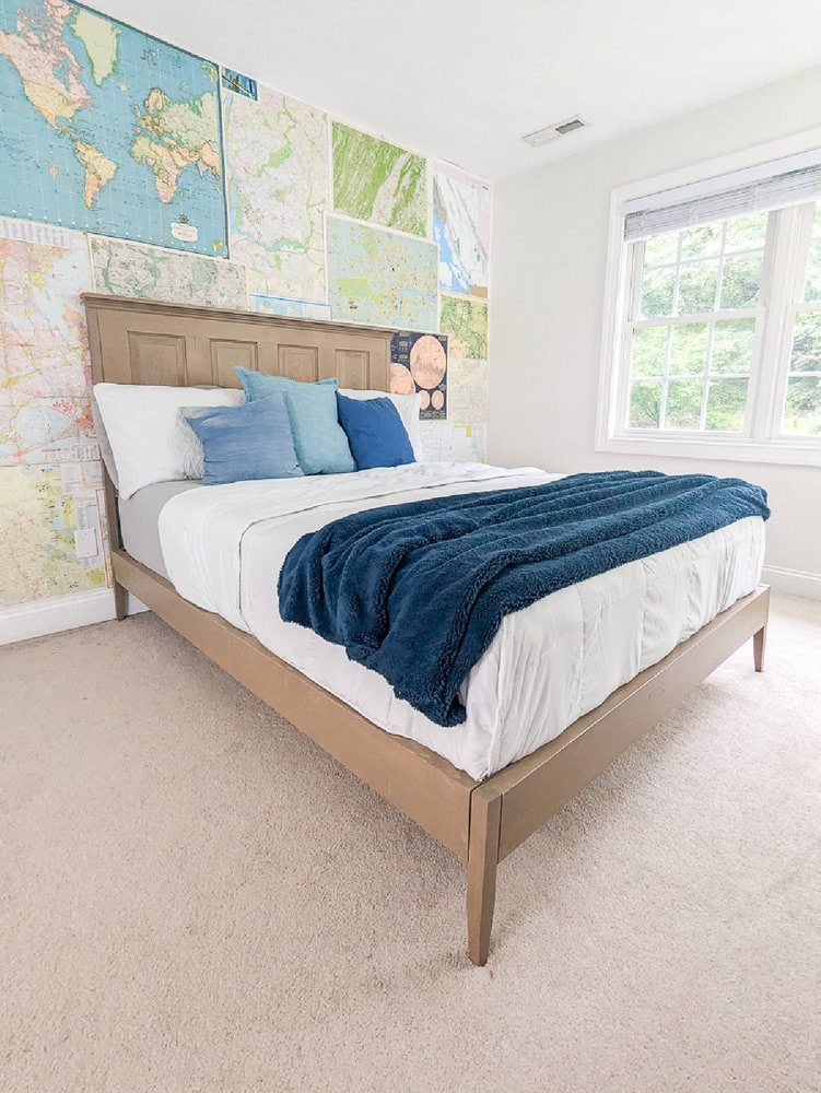 How to Turn an Old Door into a Beautiful Headboard