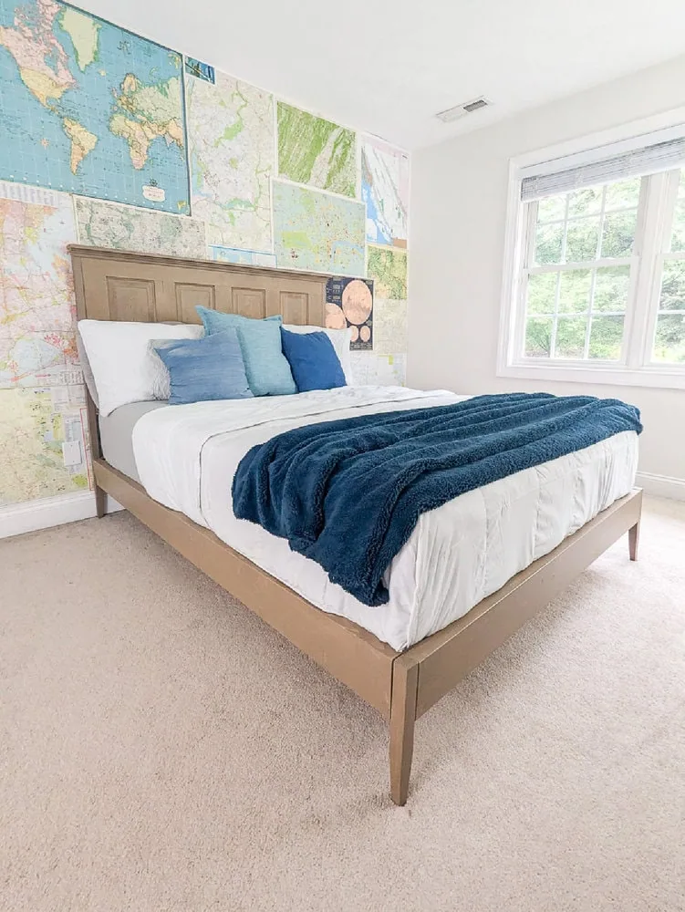 How to Turn an Old Door into a Beautiful Headboard