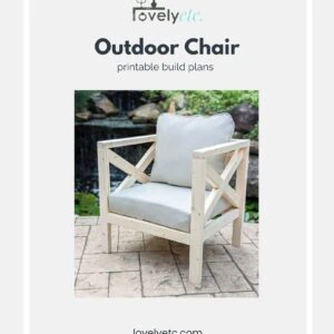 Outdoor Chair Printable Build Plans