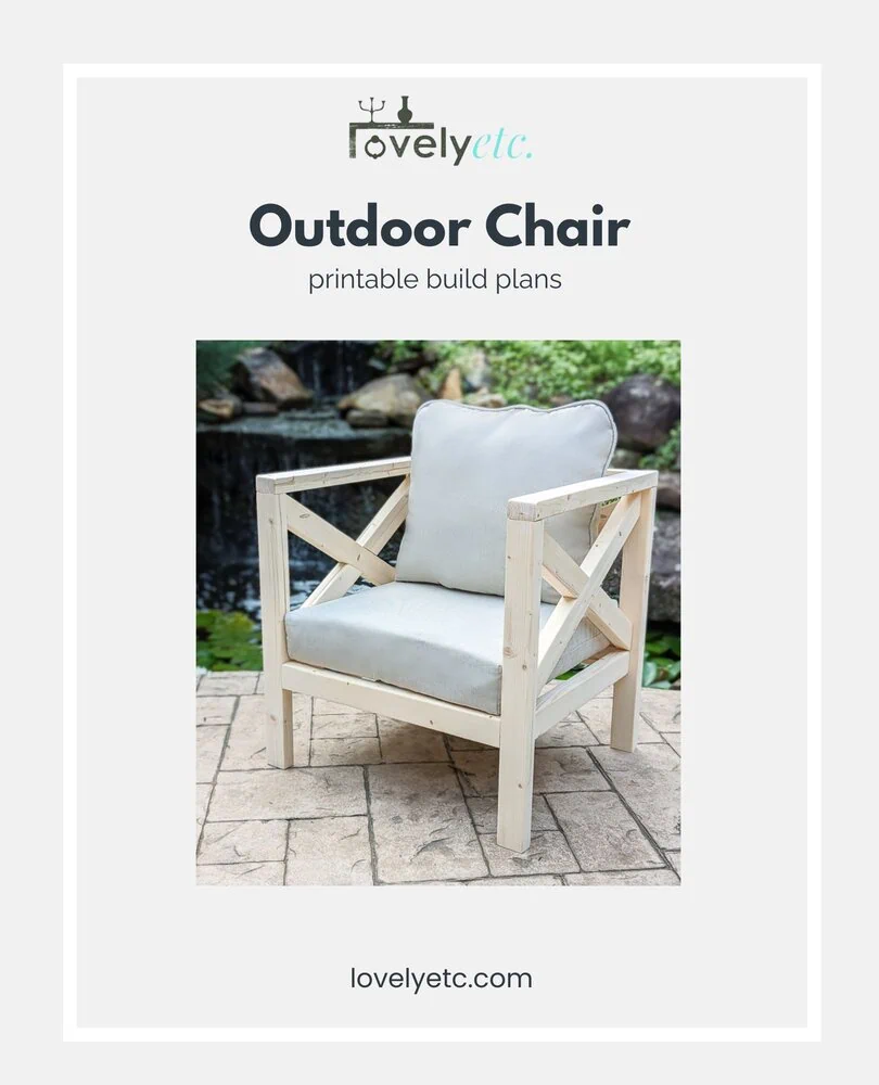 Outdoor Chair Printable Build Plans