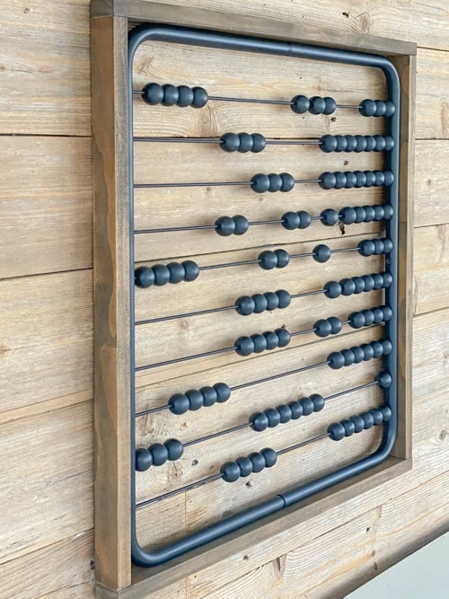 diy abacus wall decor outdoor