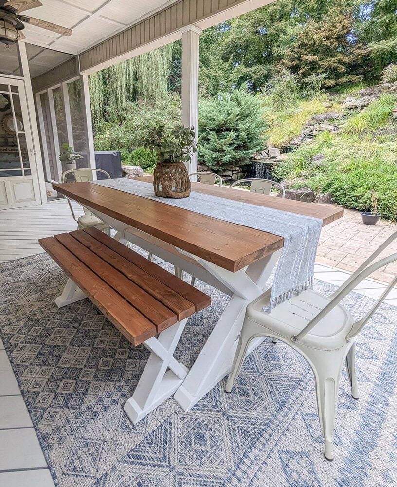 Indoor/Outdoor Farmhouse Table Printable Build Plans - Image 4