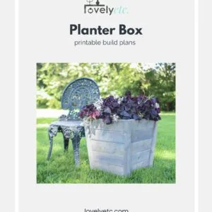 planter box printable build plans