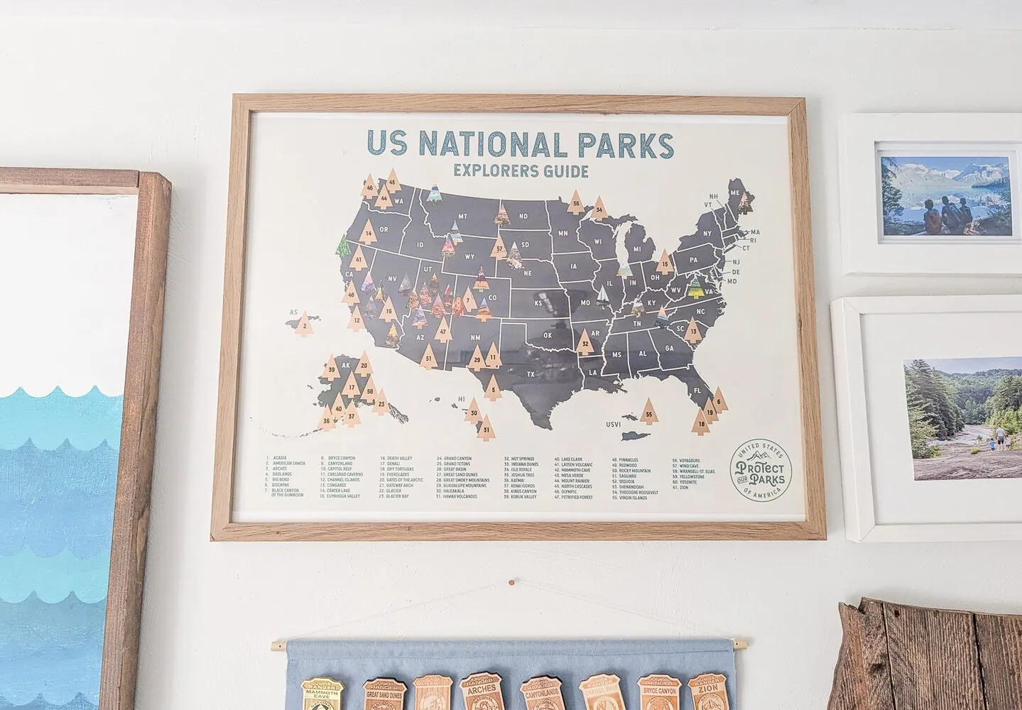 national parks scratch off map.